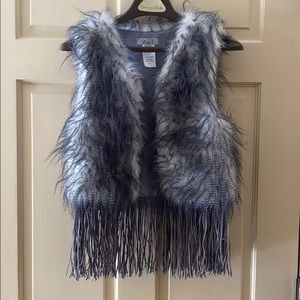 ELISA b faux fur vest